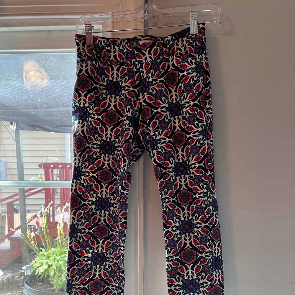 Red and Blue Old Navy Ankle Pants